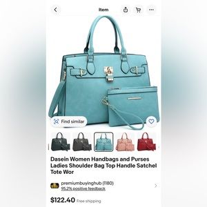 Brand new turquoise purse